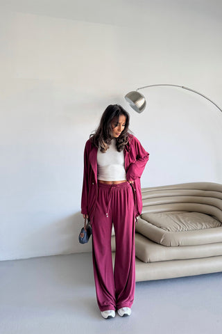Modal Takım - Bordo