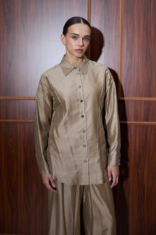 Mico İpek Takım - Bej
