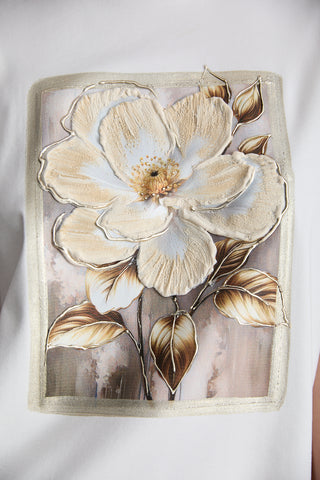 Lunaria T-Shirt - Beyaz