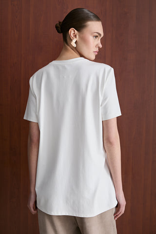 Lunaria T-Shirt - Beyaz