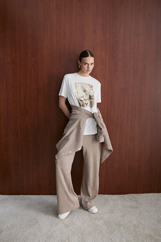 Lunaria T-Shirt - Beyaz