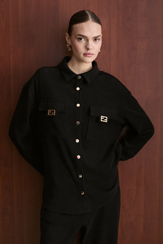 Kadife Takım - Siyah