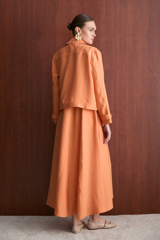 Taba Ceket Elbise - Oranj